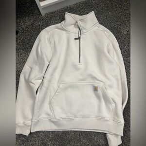 Carhartt Women’s White Half-Zip Sweater
